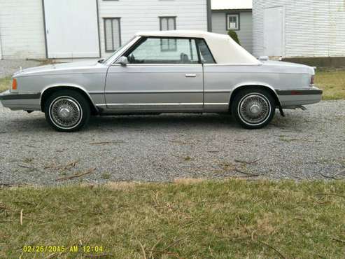 1986 Chrysler Lebaron Convertible for sale in Van Wert, IN