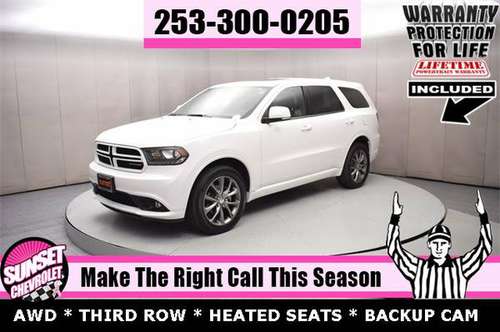 2018 Dodge Durango GT AWD SUV THIRD ROW HEATED SEATS BACKUP CAM for sale in Sumner, WA