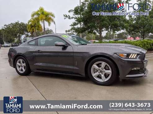 2017 Ford Mustang Magnetic Metallic Buy Today....SAVE NOW!! - cars &... for sale in Naples, FL