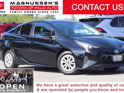 2017 Toyota Prius Two hatchback Black - - by dealer for sale in Palo Alto, CA