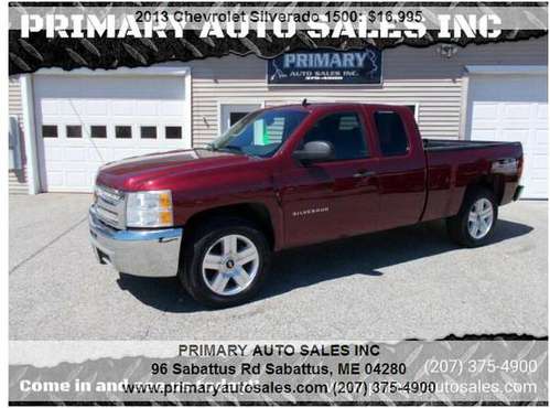 2013 CHEVY SILVERADO 1500 - - by dealer - vehicle for sale in Sabattus, ME