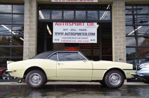 1968 Camaro SS ~ 350/295HP ~ 4-Speed ~ Restored ~ Butternut Yellow for sale in Pittsburgh, PA