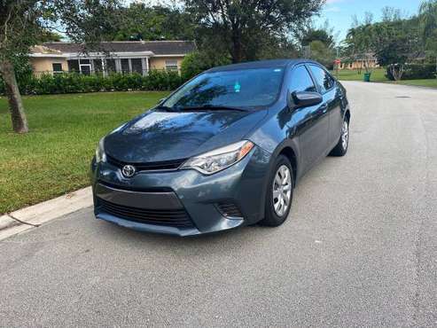 2016 TOYOTA COROLLA LE BY PRIVATE SELLER - cars & trucks - by owner... for sale in Coral Springs, FL