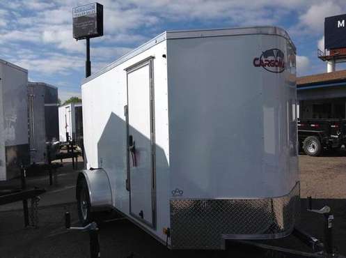 2020 Enclosed 5 x 10 V-Front Cargo Trailer with Ramp Door (81767) for sale in Wheat Ridge, CO