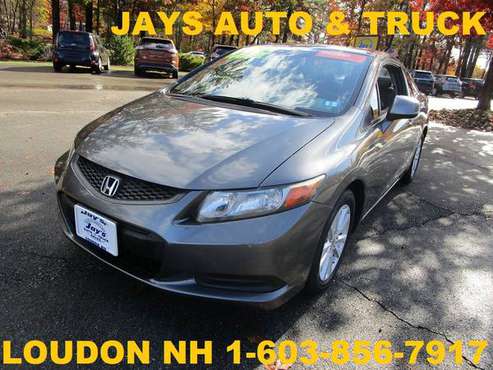 2012 HONDA CIVIC EX COUPE ONLY 98K WITH CERTIFIED WARRANTY - cars &... for sale in LOUDON, ME