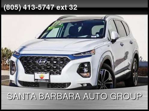 2019 Hyundai Santa Fe Limited - cars & trucks - by dealer - vehicle... for sale in Santa Barbara, CA