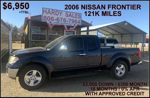 2006 NISSAN FRONTIER - cars & trucks - by dealer - vehicle... for sale in FRITCH, TX