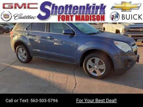 2012 Chevy Chevrolet Equinox LT w/1LT suv Blue - cars & trucks - by... for sale in Fort Madison, IA