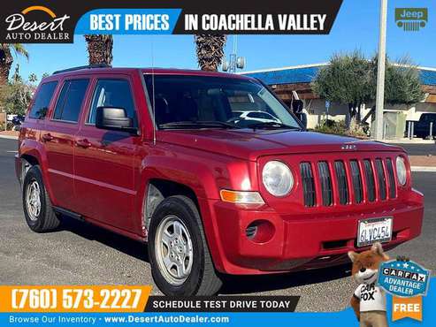 2010 Jeep Patriot Sport SUV with lots of power and style - cars &... for sale in Palm Desert , CA