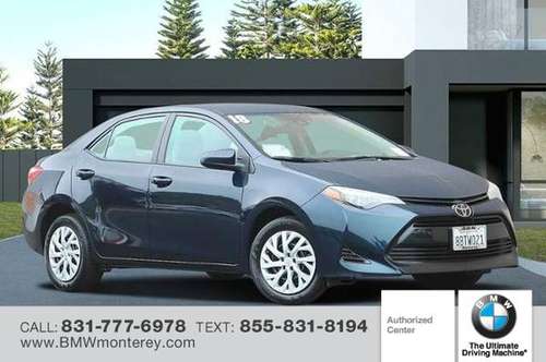 2018 Toyota Corolla LE CVT - - by dealer - vehicle for sale in Seaside, CA