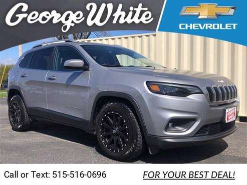 2019 Jeep Cherokee Latitude Plus suv Silver - - by for sale in Ames, IA