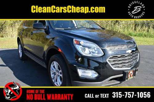 2017 Chevrolet, Chevy Equinox jet black for sale in Watertown, NY
