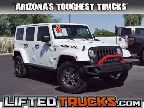 2018 Jeep Wrangler UNLIMITED RUBICON RECON 4X4 SUV 4x4 Passenger for sale in Glendale, AZ