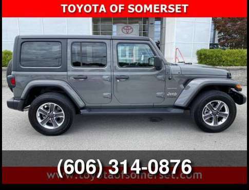2020 Jeep Wrangler Unlimited Sahara 4x4 - - by dealer for sale in Somerset, KY