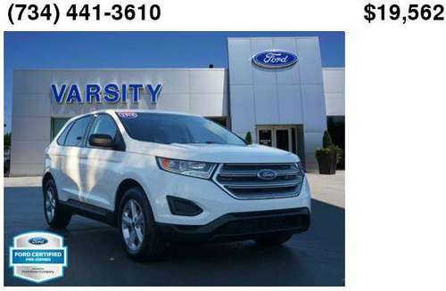 2018 Ford Edge SE - cars & trucks - by dealer - vehicle automotive... for sale in Ann Arbor, MI