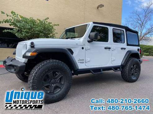 2018 JEEP WRANGLER UNLIMITED SPORT S 4WD 4DR UNIQUE TRUCKS - cars & for sale in Tempe, CO