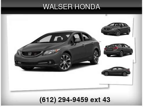 2013 Honda Civic SI MANUAL - - by dealer - vehicle for sale in Burnsville, MN