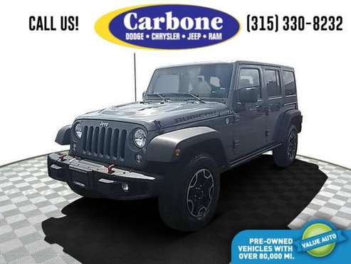 2015 Jeep Wrangler Unlimited 4WD 4dr Rubicon Hard Rock - cars & for sale in Yorkville, NY