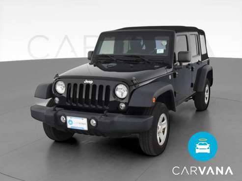 2017 Jeep Wrangler Unlimited Sport SUV 4D suv Black - FINANCE ONLINE... for sale in reading, PA