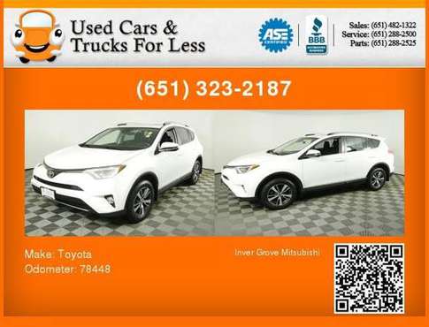 2017 Toyota RAV4 XLE - cars & trucks - by dealer - vehicle... for sale in Inver Grove Heights, MN