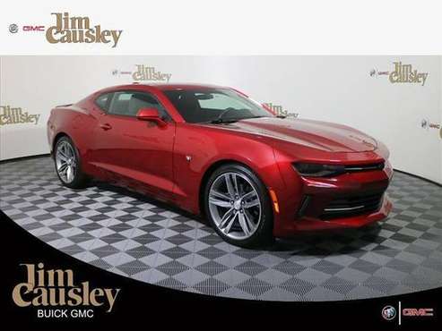 2018 Chevrolet Camaro coupe LT - Chevrolet Maroon - cars & trucks -... for sale in Clinton Township, MI