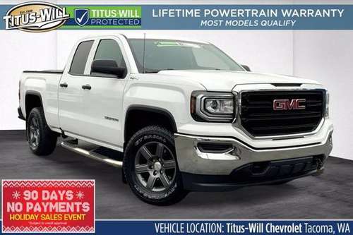 2017 GMC Sierra 1500 4x4 4WD Truck BLACK Extended Cab - cars &... for sale in Tacoma, WA