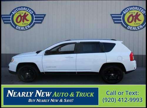 2011 Jeep Compass AWD North Edition White Suv - cars & trucks - by... for sale in Green Bay, WI