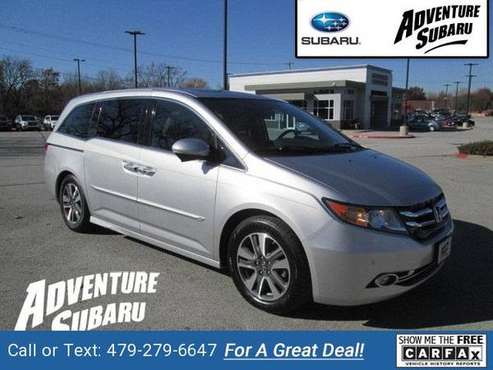 2014 Honda Odyssey Touring van Alabaster Silver Metallic - cars & for sale in Fayetteville, AR