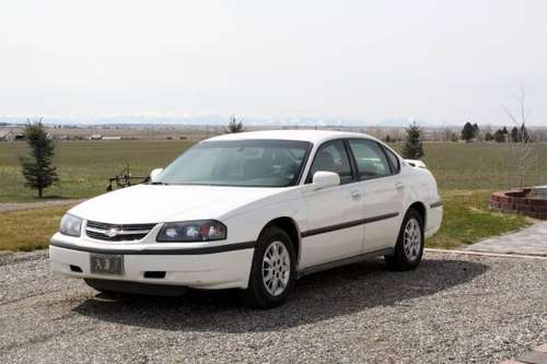 Beautiful - LIKE NEW - 05 Chevy Impala with Upgrades White with for sale in Longview, OR