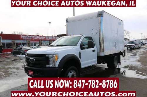 2017 FORD F450 V10 11FT BOX TRUCK W/CARGO LIFT DRW B41485 - cars & for sale in WAUKEGAN, WI