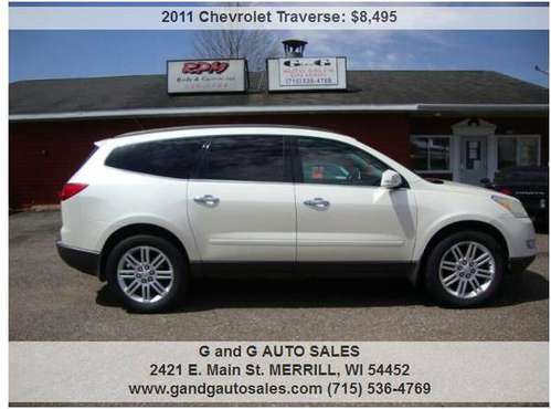 2011 Chevrolet Traverse LT AWD 4dr SUV w/1LT 150386 Miles - cars & for sale in Merrill, WI
