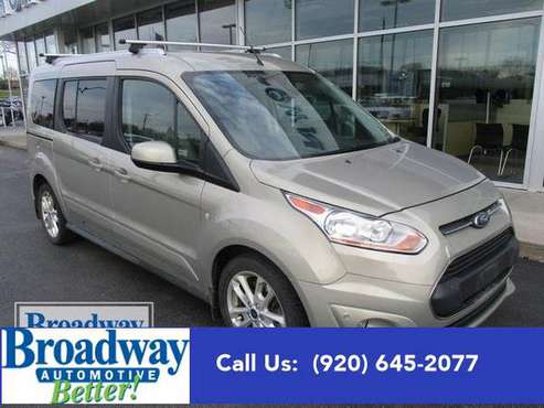 2015 Ford Transit Connect mini-van Titanium - Ford Gold - cars & for sale in Green Bay, WI