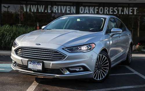 2018 *Ford* *Fusion Hybrid* *Titanium FWD* Ingot Sil for sale in Oak Forest, IL
