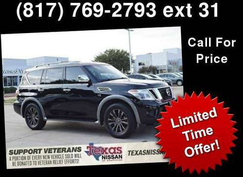 2017 Nissan Armada Platinum - cars & trucks - by dealer - vehicle... for sale in GRAPEVINE, TX