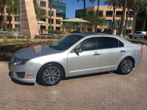 2011 FORD FUSION SEL 4DR Silver Black Leather Loaded! - cars & for sale in Scottsdale, AZ
