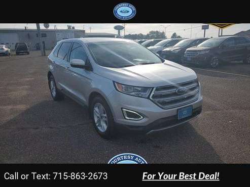 2018 Ford Edge SEL suv Silver - cars & trucks - by dealer - vehicle... for sale in Thorp, WI