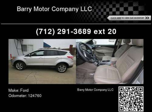 2014 Ford Escape SE IN HOUSE FINANCING! - cars & trucks - by dealer... for sale in Danbury, IA