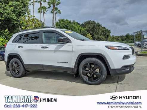 2017 Jeep Cherokee Bright White Clearcoat Must See - WOW!!! - cars &... for sale in Naples, FL