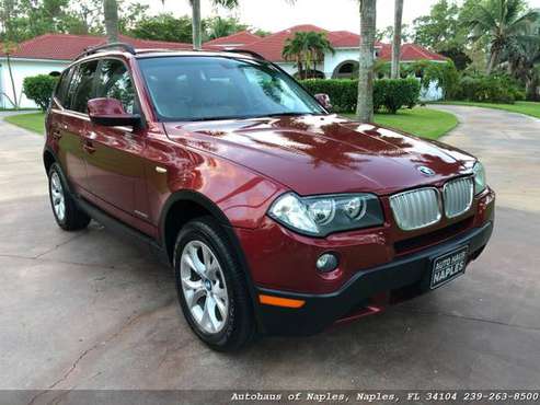 2010 BMW X3 XDrive30i All Wheel Drive, White Leather, Panoramic sun... for sale in Naples, FL