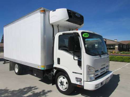 2014 ISUZU NQR 16 FEET BOX REFRIGERATED TRUCK - - by for sale in Oakdale, CA