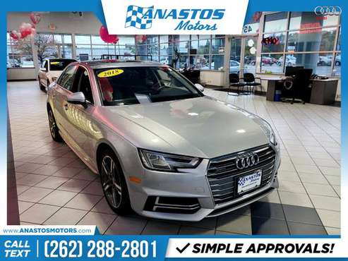 2018 Audi A4 A 4 A-4 FOR ONLY 364/mo! - - by dealer for sale in Kenosha, WI