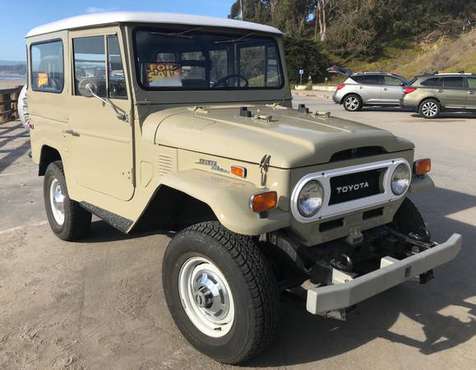 '74 Toyota FJ40 stock low miles, trade? - cars & trucks - by owner -... for sale in Aptos, CA