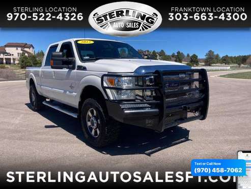 2012 Ford Super Duty F-250 F250 F 250 SRW 4WD Crew Cab 156 Lariat for sale in Sterling, CO