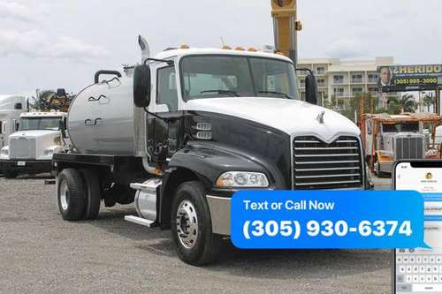 2009 Mack Pinnacle 2,650 Gallon Septic Truck For Sale *WE FINANCE BAD for sale in Miami, FL