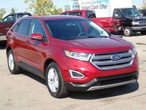 2017 Ford Edge SUV SEL (Ruby Red Metallic Tinted Clearcoat) for sale in Sterling Heights, MI