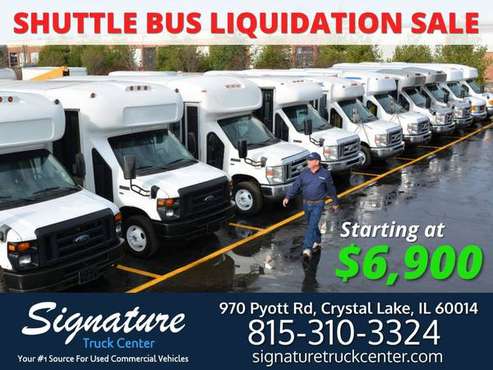 Shuttle Bus LIQUIDATION SALE! - Starting at 6, 900 for sale in Crystal Lake, KS