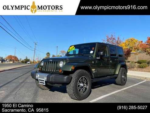 2008 Jeep Wrangler Unlimited Sahara suv Jeep Green Metallic - cars &... for sale in Sacramento , CA