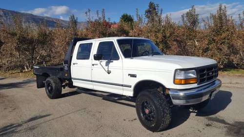 93 Ford F-350 XLT Crew - cars & trucks - by owner - vehicle... for sale in Chelan, WA