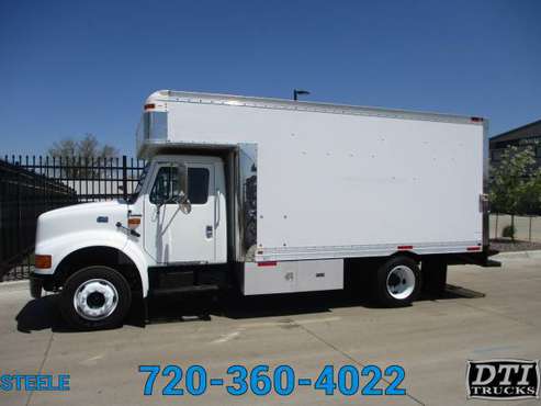2001 International 14 Box Truck, 7 3L DT444E Turbo Diesel Engine for sale in Dupont, CO