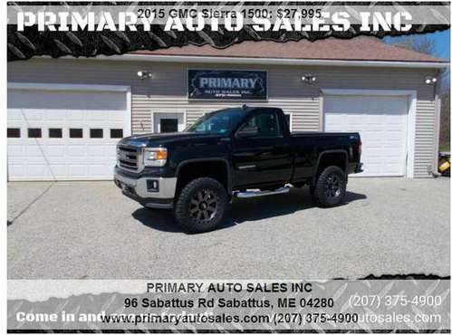 2015 GMC SIERRA 1500 LIFTED! - - by dealer - vehicle for sale in Sabattus, ME